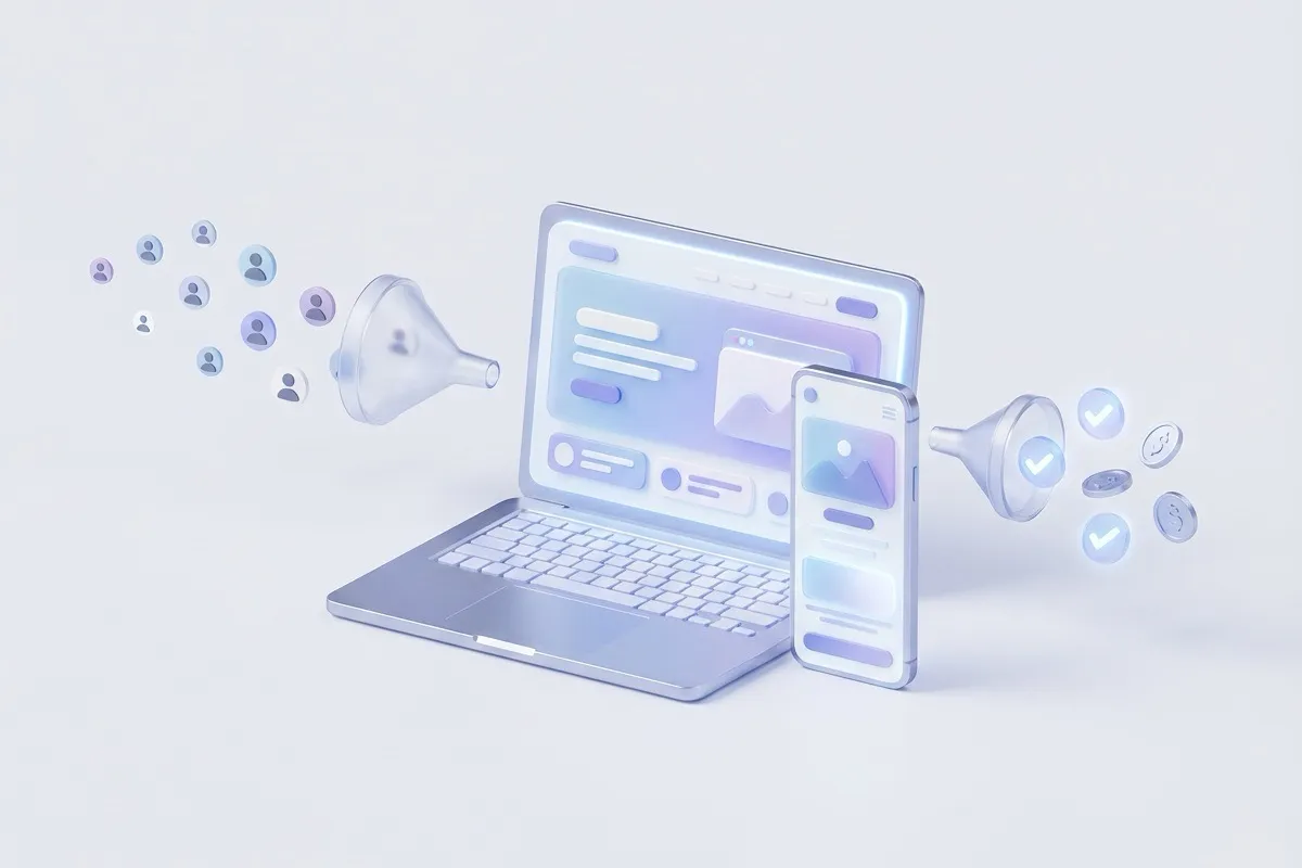 High-Conversion Websites & Funnels hero image