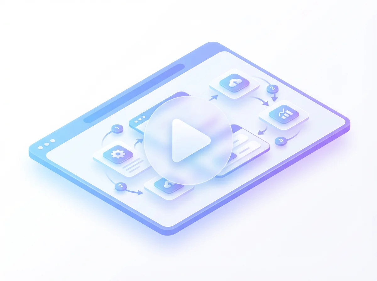 SaaS platform feature explainer video with step-by-step demonstrations