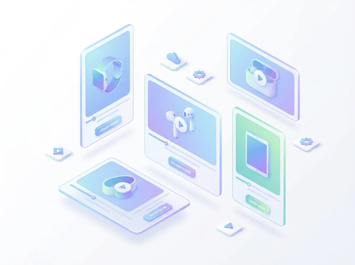 Consumer electronics product launch video ads optimized for multiple platforms