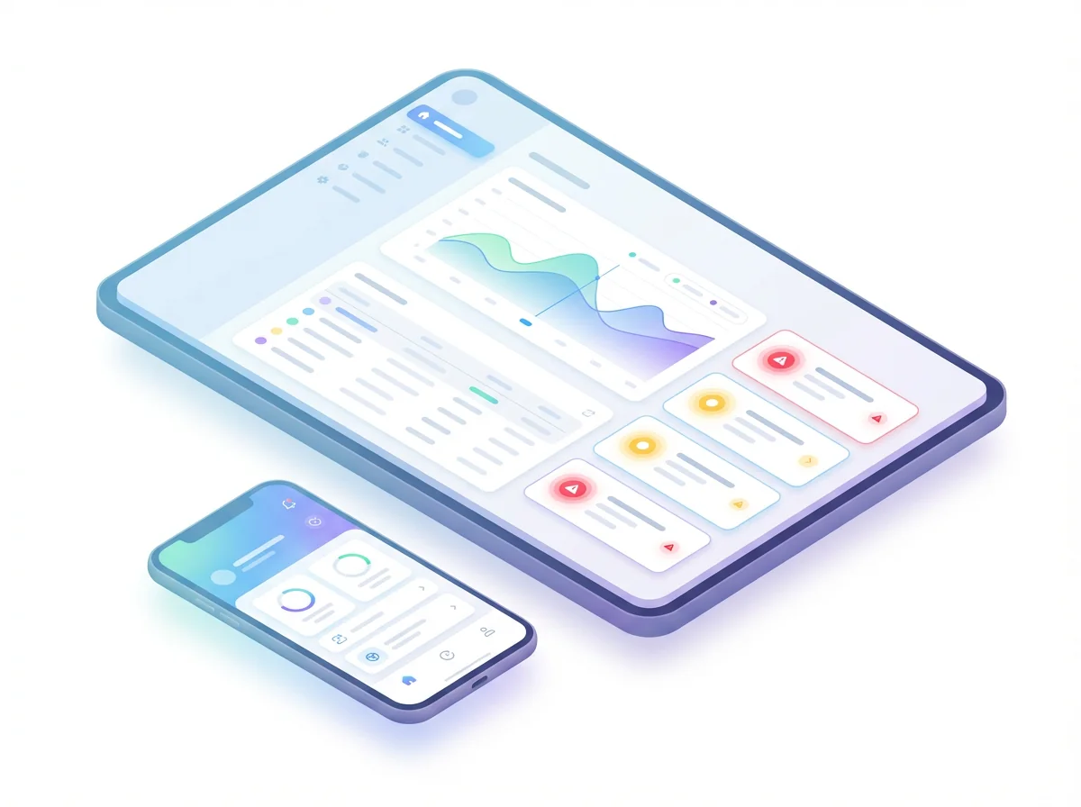 Operations dashboard with real-time inventory and shipment visibility